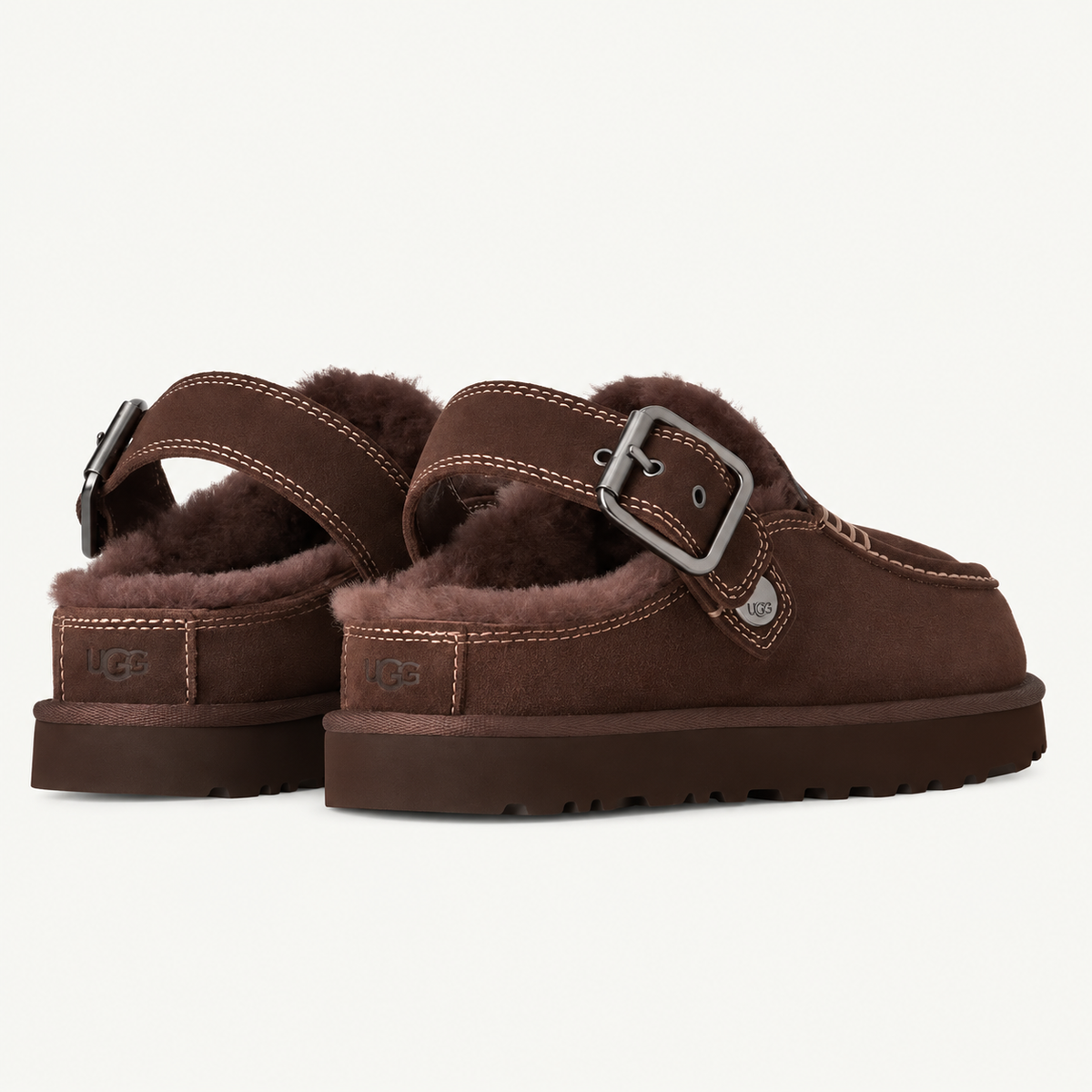 UGG Goldenstar Evelina Clog för dam – Burnt Cedar