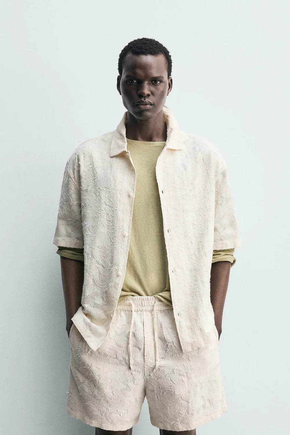 TEXTURED JACQUARD SHIRT