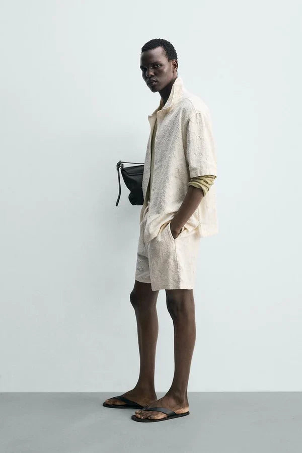 TEXTURED JACQUARD SHIRT
