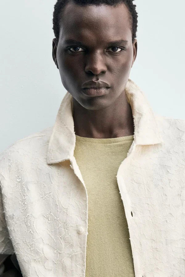 TEXTURED JACQUARD SHIRT