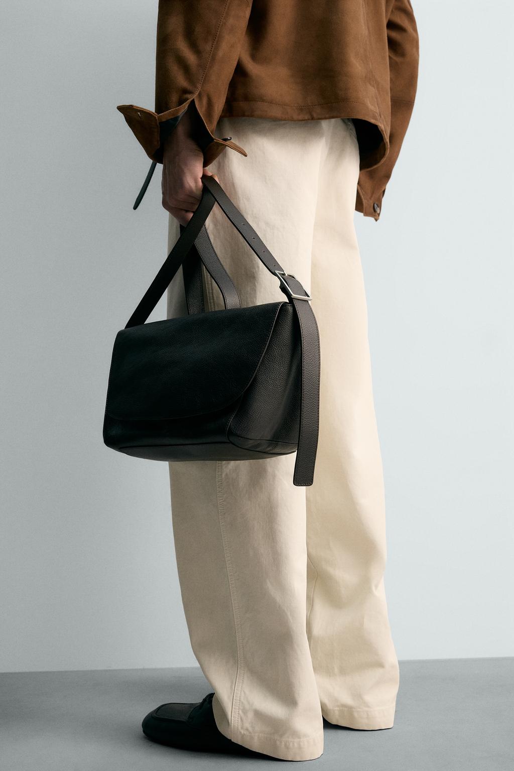 LEATHER CROSSBODY BAG
