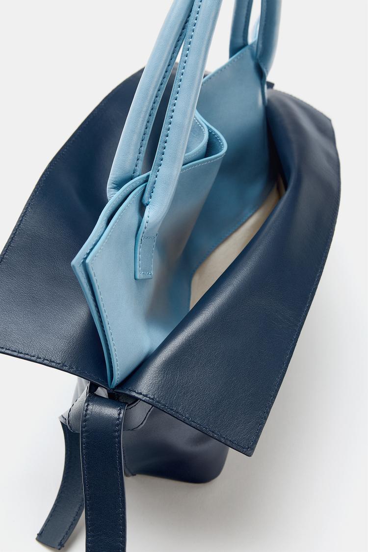 LEATHER FLAP BAG