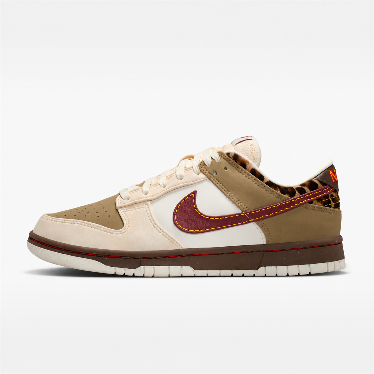 NK Dunk Low Khaki Leopard